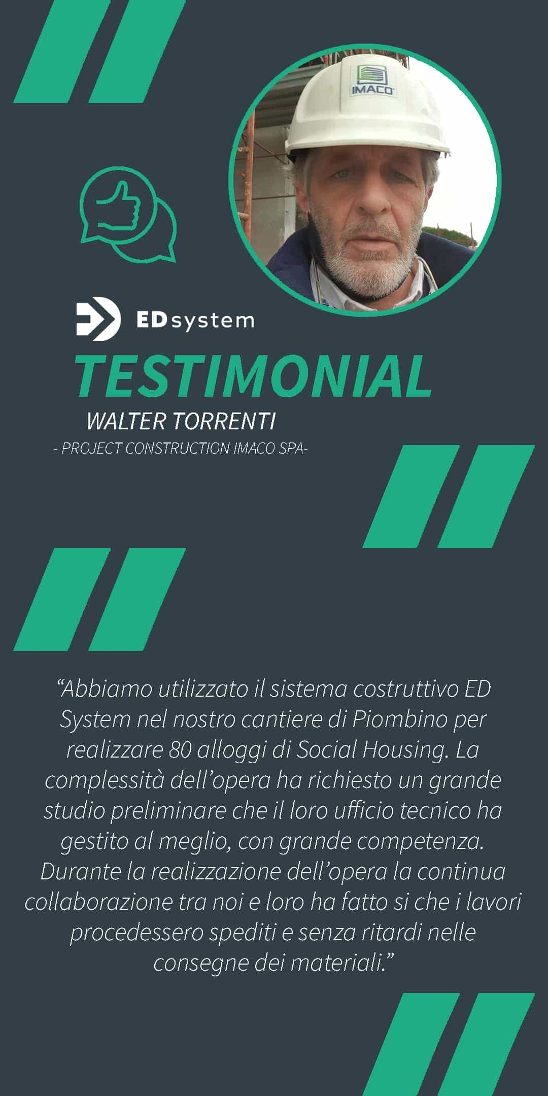 testimonianza Walter Torrenti